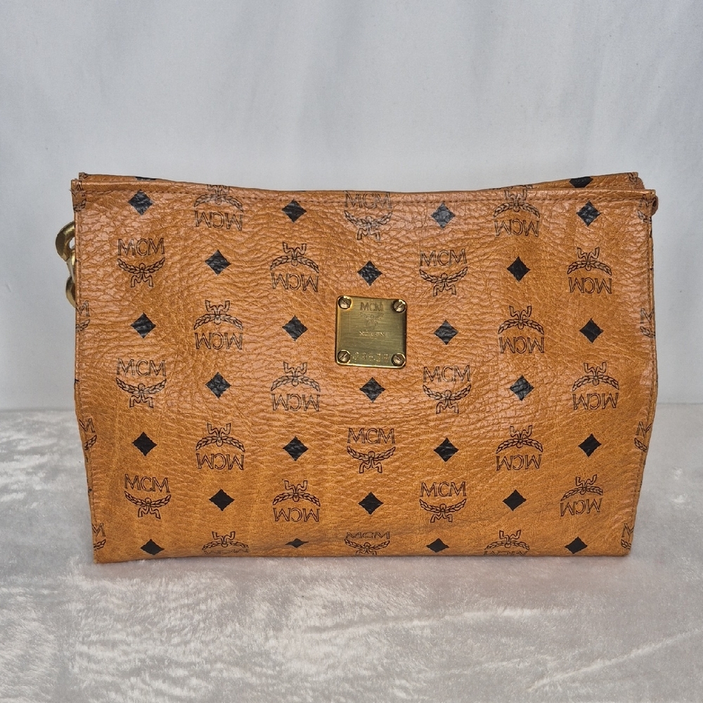 MCM Cognac Pouch COA - Picture 5 of 17